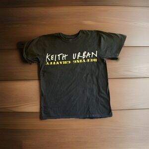 Keith Urban Defying‎ Gravity T Shirt Control Black Short Sleeve Size Small